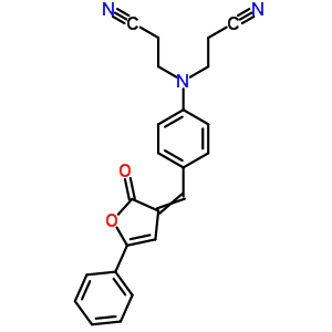 3,3-((4-((Z)-(2-oxo-5-phenylfuran-3(2h)-ylidene)methyl)phenyl)imino)dipropanenitrile Structure,89080-19-3Structure