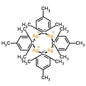 1,3,5-三甲基苯銀結(jié)構(gòu)式_89265-09-8結(jié)構(gòu)式