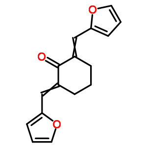 2,6-Di(2-furylmethylidene)cyclohexan-1-one Structure,893-00-5Structure