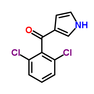 2,6-Dichlorophenyl-(1H-pyrrol-3-yl)methanone Structure,893612-69-6Structure