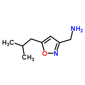 [(5-Isobutylisoxazol-3-yl)methyl]amine Structure,893639-01-5Structure