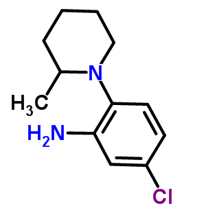 5-Chloro-2-(2-methyl-1-piperidinyl)aniline Structure,893751-38-7Structure