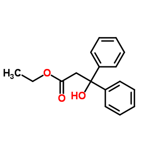 Ethyl 3-hydroxy-3,3-diphenylpropanoate Structure,894-18-8Structure