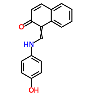 2-Naphthalenol,1-[[(4-hydroxyphenyl)imino]methyl]- Structure,894-96-2Structure