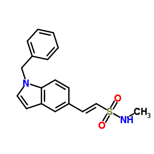 (1E)-n-methyl-2-[1-(phenylmethyl)-1h-indol-5-yl]ethenesulfonamide Structure,894351-84-9Structure