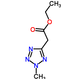 2H-tetrazole-5-aceticacid, 2-methyl-, ethyl ester Structure,89488-96-0Structure