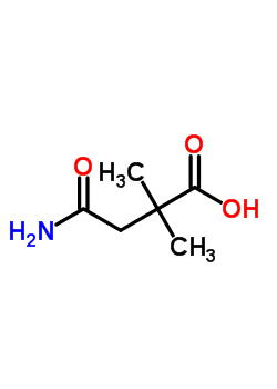 4-Amino-2,2-dimethyl-4-oxobutanoic acid Structure,89531-67-9Structure