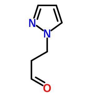 3-Pyrazol-1-yl-propionaldehyde Structure,89532-43-4Structure