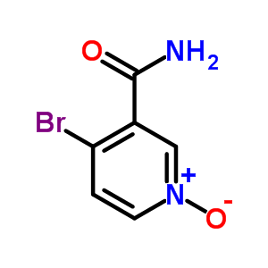 4-Bromo-1-oxido-pyridine-3-carboxamide Structure,89581-37-3Structure