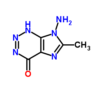 4H-imidazo[4,5-d]-1,2,3-triazin-4-one,7-amino-3,7-dihydro-6-methyl- Structure,89713-02-0Structure