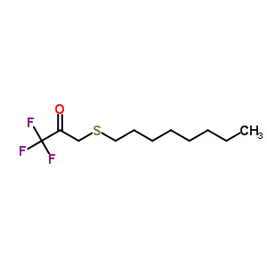 3-辛基硫代-1,1,1-三氟-2-丙酮結構式_89820-00-8結構式