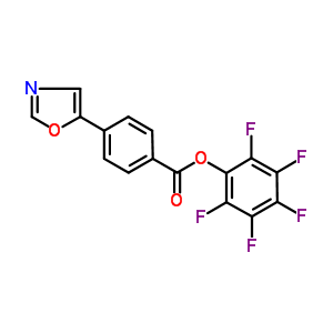 Pentafluorophenyl 4-(1,3-oxazol-5-yl)benzoate Structure,898288-91-0Structure