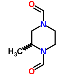 2-Methylpiperazine-1,4-dicarbaldehyde Structure,89851-88-7Structure