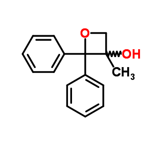 3-Methyl-2,2-diphenyl-oxetan-3-ol Structure,89867-83-4Structure