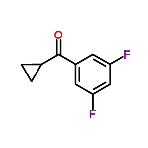 Cyclopropyl-(3,5-difluorophenyl)methanone Structure,898790-34-6Structure