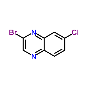 2-溴-7-氯喹噁啉結(jié)構(gòu)式_89891-64-5結(jié)構(gòu)式