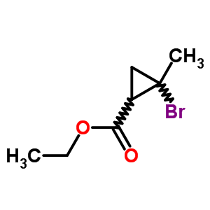 Ethyl 2-bromo-2-methylcyclopropane-1-carboxylate Structure,89892-99-9Structure