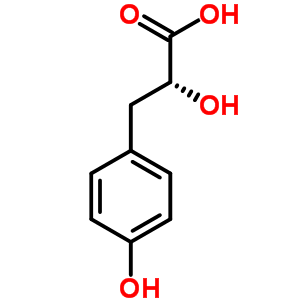 (S)-3-(4-羥基苯基)-2-羥基丙酸結構式_89919-57-3結構式