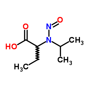 Butanoic acid, 2-[(1-methylethyl)nitrosoamino]- Structure,89941-12-8Structure