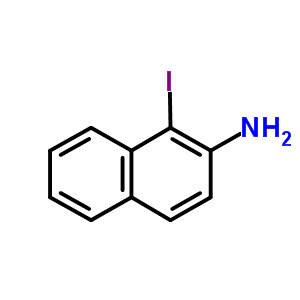 1-碘-2-萘胺結(jié)構(gòu)式_90016-93-6結(jié)構(gòu)式