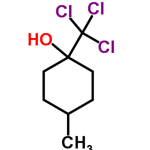 4-Methyl-1-(trichloromethyl)cyclohexan-1-ol Structure,90090-24-7Structure