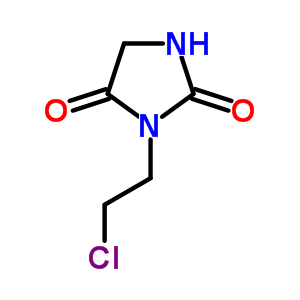 3-(2-Chloroethyl)imidazolidine-2,4-dione Structure,90124-69-9Structure