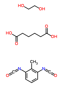 Poly(ethylene adipate), tolylene 2,4-diisocyanate terminated Structure,9019-92-5Structure