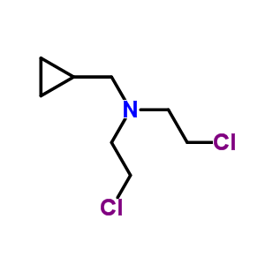 2-Chloro-n-(2-chloroethyl)-n-(cyclopropylmethyl)ethanamine Structure,90202-51-0Structure