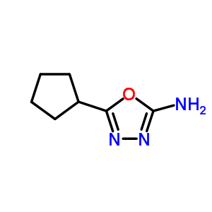 5-Cyclopentyl-1,3,4-oxadiazol-2-amine Structure,90221-15-1Structure