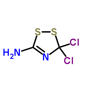 3H-1,2,4-dithiazol-5-amine,3,3-dichloro- Structure,90229-84-8Structure