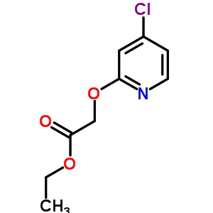 2-(4-氯吡啶-2-基氧基)乙酸乙酯結(jié)構(gòu)式_90346-60-4結(jié)構(gòu)式