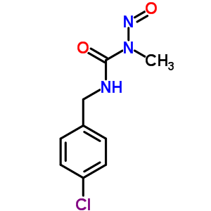 3-[(4-Chlorophenyl)methyl]-1-methyl-1-nitroso-urea Structure,90346-91-1Structure