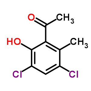 Ethanone,1-(3,5-dichloro-2-hydroxy-6-methylphenyl)- Structure,90348-61-1Structure