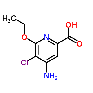 4-Amino-5-chloro-6-ethoxypicolinic acid Structure,904311-15-5Structure