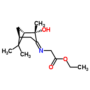 (1S,2S,5S)-乙基[(2-羥基蒎烷-3-基烯)氨基]乙酸酯結(jié)構(gòu)式_90473-00-0結(jié)構(gòu)式