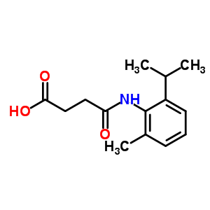 4-[(2-Isopropyl-6-methylphenyl)amino]-4-oxobutanoic acid Structure,904797-70-2Structure