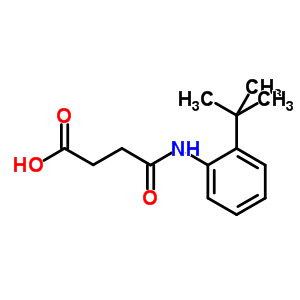 4-[(2-Tert-butylphenyl)amino]-4-oxobutanoic acid Structure,904807-77-8Structure