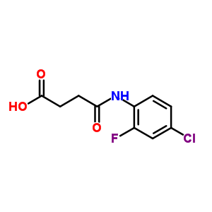 4-[(4-Chloro-2-fluorophenyl)amino]-4-oxobutanoic acid Structure,904810-52-2Structure