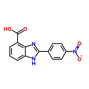 2-(4-Nitro-phenyl)-3h-benzoimidazole-4-carboxylic acid Structure,904817-17-0Structure