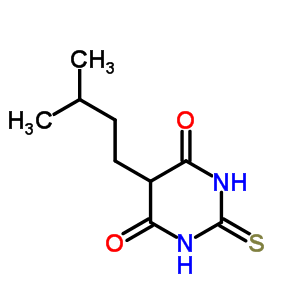 4,6(1H,5h)-pyrimidinedione,dihydro-5-(3-methylbutyl)-2-thioxo- Structure,90565-96-1Structure