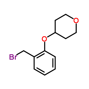 2-(Tetrahydropyran-4-yloxy)benzyl bromide Structure,906352-69-0Structure