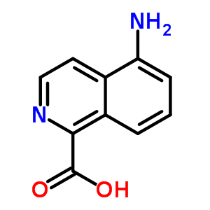 5-Amino-isoquinoline-1-carboxylic acid Structure,90770-94-8Structure