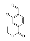 3-氯-4-甲酰基苯甲酸乙酯結(jié)構(gòu)式_908248-02-2結(jié)構(gòu)式