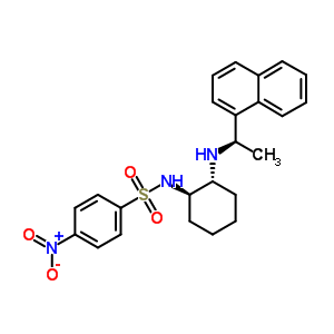 N-[(1r,2r)-2-[[(1r)-1-(1-naphthyl)ethyl]amino]cyclohexyl]
-4-nitrobenzenesulfonamide Structure,908598-58-3Structure