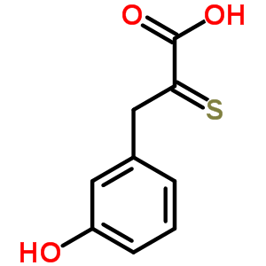 Benzenepropanoicacid, 3-hydroxy-a-thioxo- Structure,90887-45-9Structure