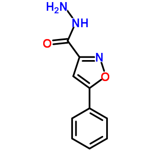 5-Phenylisoxazole-3-carboxylic acid hyd& Structure,90946-22-8Structure