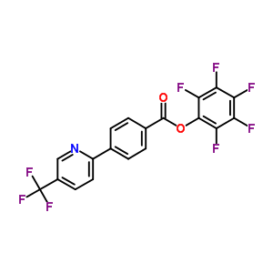 Pentafluorophenyl 4-[5-(trifluoromethyl)pyridin-2-yl]benzoate Structure,910036-89-4Structure