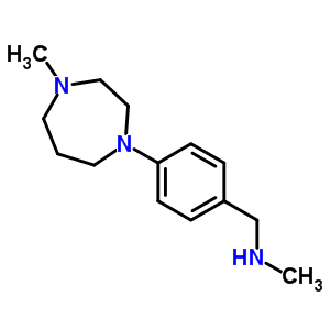 N-methyl-1-[4-(4-methyl-1,4-diazepan-1-yl)phenyl]methanamine Structure,910037-07-9Structure