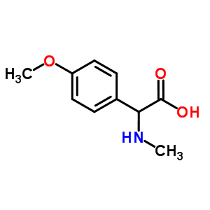 (4-Methoxyphenyl)(methylamino)acetic acid Structure,91012-98-5Structure