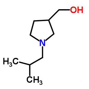 (1-Isobutylpyrrolidin-3-yl)methanol Structure,910442-13-6Structure